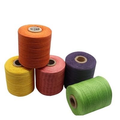 Campione 400g Filato di cera piatta intrecciato 0,7 mm Filato di cera Materiale di poliestere 210D/16 Filati di cera