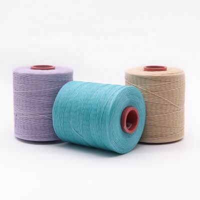 Campione 400g Filato di cera piatta intrecciato 0,7 mm Filato di cera Materiale di poliestere 210D/16 Filati di cera