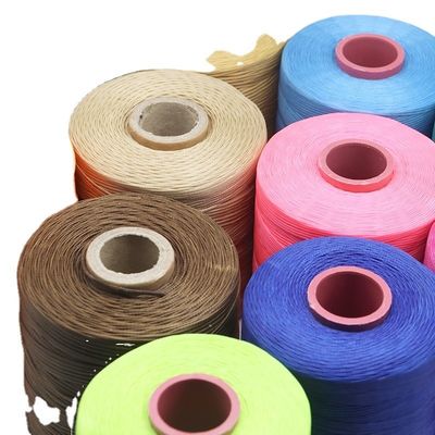 Campione 400g Filato di cera piatta intrecciato 0,7 mm Filato di cera Materiale di poliestere 210D/16 Filati di cera
