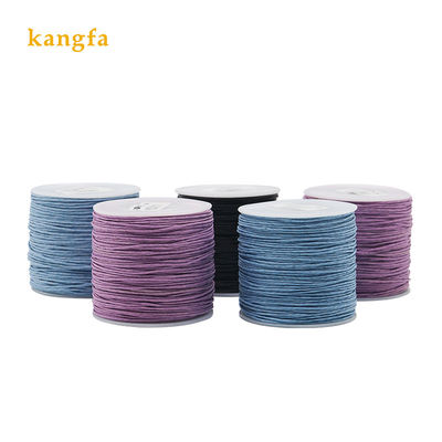 100% cotone rotolo cordone a cera filo cordone stringa cintura per gioielli realizzazione cono di plastica