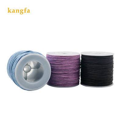 100% cotone rotolo cordone a cera filo cordone stringa cintura per gioielli realizzazione cono di plastica