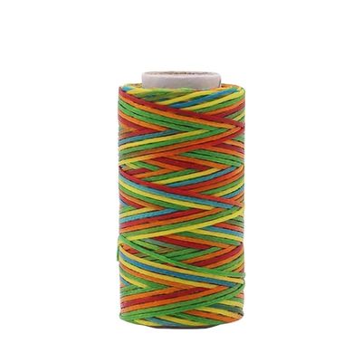 Accessori in pelle 1mm 150D filo di ceretta in pelle e durevole per 50m colore arcobaleno