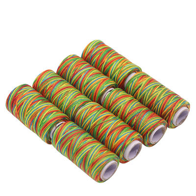 Accessori in pelle 1mm 150D filo di ceretta in pelle e durevole per 50m colore arcobaleno