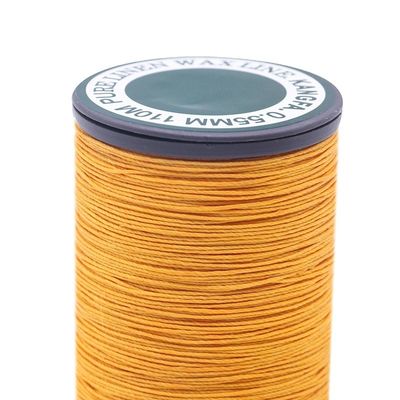 Maglieria a mano 0,55 mm Filato di lino con cera 120 m in 40 colori per progetti di macramma