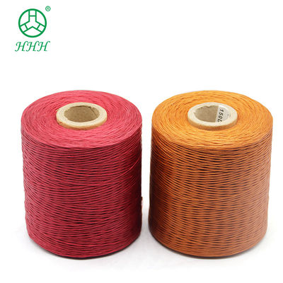 Flat Round 0.6mm 0.8mm 1mm Poliester intrecciato filo cerato per accessori di gioielleria