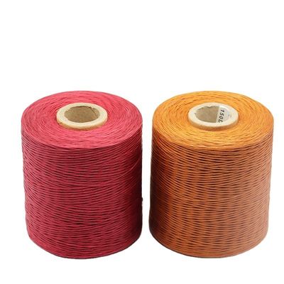 240 colori 150D 100% poliestere per cuciture Filato a cera piatta per pelli con disegni