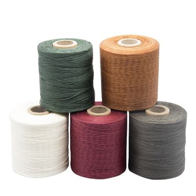 Filato di cera piatta monocolore 210D di nylon con cera per cucire filati di poliestere