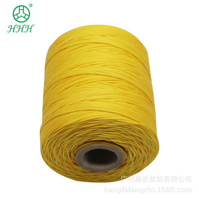 Protezione UV 150D/16 400g Scarpe da cuoio cucitura cerata cordone di cera piatta poliestere filo intrecciato