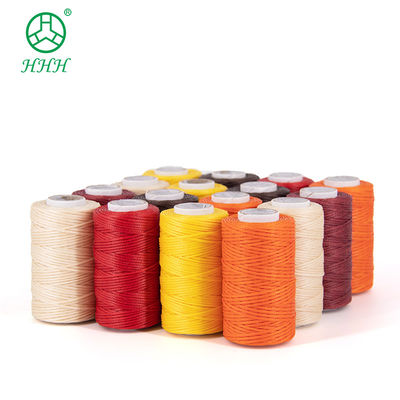 0.8mm Filato di cucitura in poliestere cerato per cucitura di prodotti in pelle e durevole