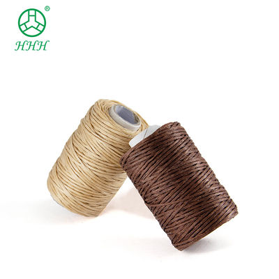 0.8mm Filato di cucitura in poliestere cerato per cucitura di prodotti in pelle e durevole