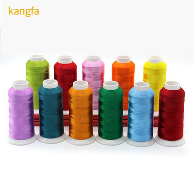 720 colori 120D/2 100% filo ricamo in poliestere per ricamo in macchina 120g peso netto