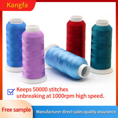 Filato di cucitura a filo industriale 720 colori 100% poliestere filo ricamo lucido