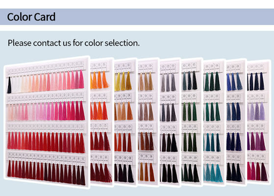 Filato di cucitura a filo industriale 720 colori 100% poliestere filo ricamo lucido
