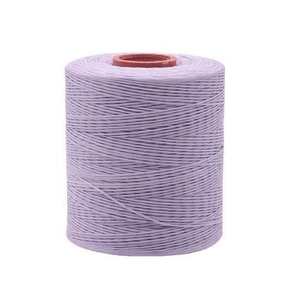 210D/16 Flat Waxed Polyester Thread Cord 1 mm per la fabbricazione di scarpe con disegno tinto