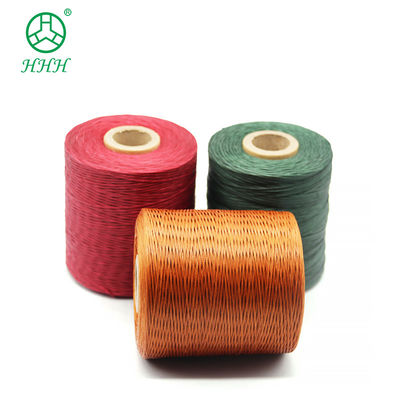 Modello di resistenza chimica Tintura di poliestere treccia filo cerato per braccialetti pelle
