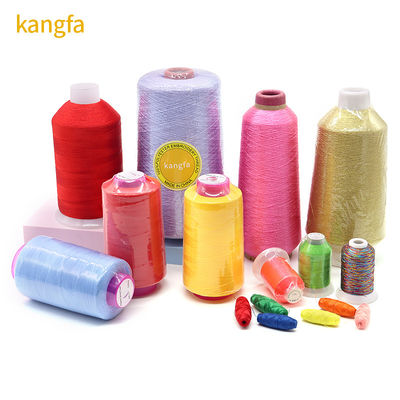 100g di filo ricamo Kangfa 4000y 100% poliestere mercerizzato 150d filo da cucitura Made