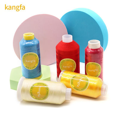 Acqua resistente 120D/2 filo ricamo filo da cucire 5000 Yards Kangfa Filament Supply