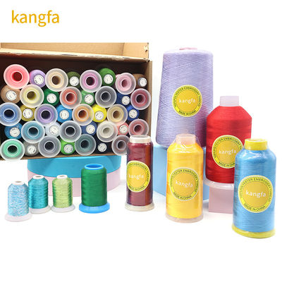 Acqua resistente 120D/2 filo ricamo filo da cucire 5000 Yards Kangfa Filament Supply