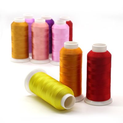 100% poliestere 4000Y 120d/2 filo di cucitura per ricamo industriale per la macchina di ricamo