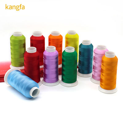Materiale cono 100% poliestere resistente alle alte temperature filo ricamo di seta 120D/2 oro