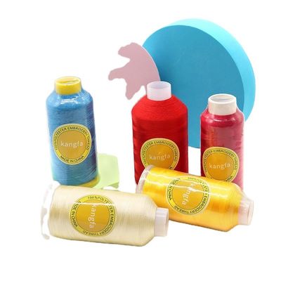 Filato di ricamo 720 colori Scelta Filato personalizzato per macchine in poliestere 100g/spool