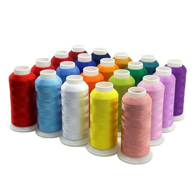 Filati di cucitura per ricami industriali 40/2 5000m Resistente alle alte temperature 75d 120d/2