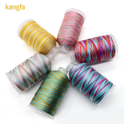 250 g filo arcobaleno multicolore 100% poliestere per tessitura artigianale filo da cucire domestico