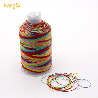 250 g filo arcobaleno multicolore 100% poliestere per tessitura artigianale filo da cucire domestico