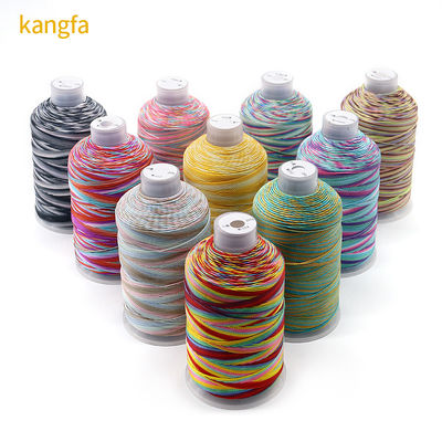 250 g filo arcobaleno multicolore 100% poliestere per tessitura artigianale filo da cucire domestico