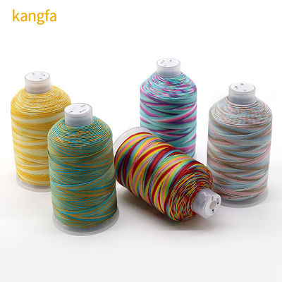 250 g filo arcobaleno multicolore 100% poliestere per tessitura artigianale filo da cucire domestico