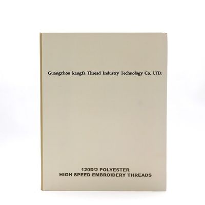 Ricamo Filato di seta Cartoline di colore Libro 5000y Lunghezza/cone e 100% poliestere