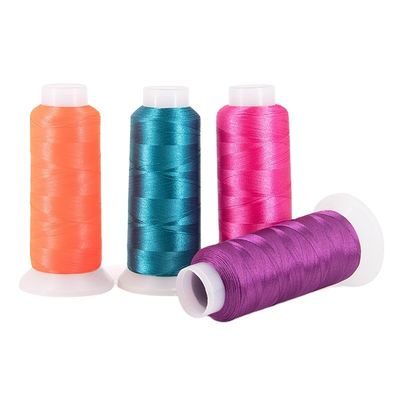 120d/2 filo di ricamo per abbigliamento artigianato di seta ridotto restringimento per ricamo a macchina