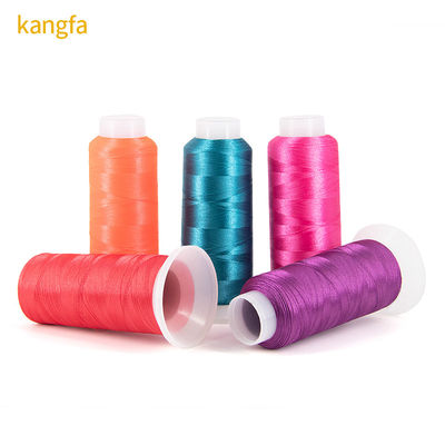 120d/2 filo di ricamo per abbigliamento artigianato di seta ridotto restringimento per ricamo a macchina