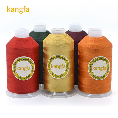 600 colori opzionale 100% poliestere 120d 2 10000m filo ricamo per la maglieria a mano