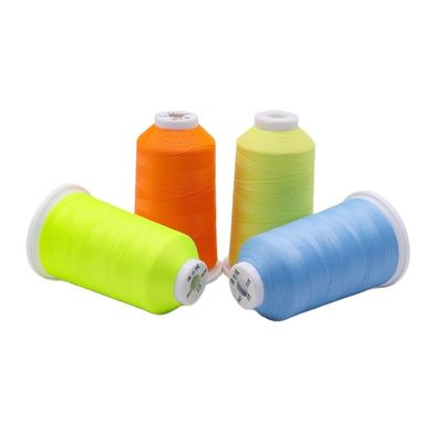 27 colori Poliestere 150D/2 filo luminoso per Jean cucito filo ricamo riflettente