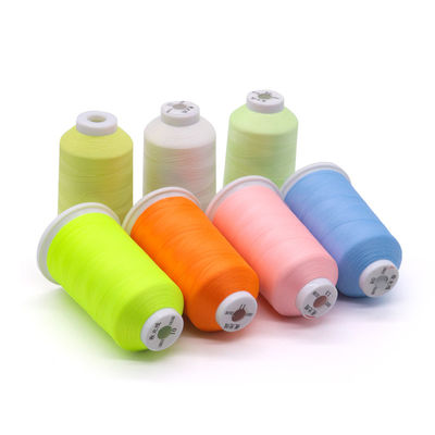 27 colori Poliestere 150D/2 filo luminoso per Jean cucito filo ricamo riflettente