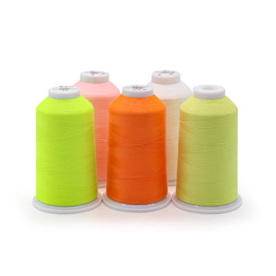 27 colori Poliestere 150D/2 filo luminoso per Jean cucito filo ricamo riflettente