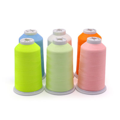 27 colori Poliestere 150D/2 filo luminoso per Jean cucito filo ricamo riflettente