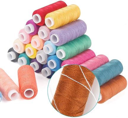 60 colori filo di cucitura in poliestere arcobaleno per fai da te ricamo a macchina Protezione UV