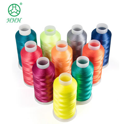 OEM ODM Accettazione 120D/2 Viscose Rayon Filato di ricamo con cono di plastica